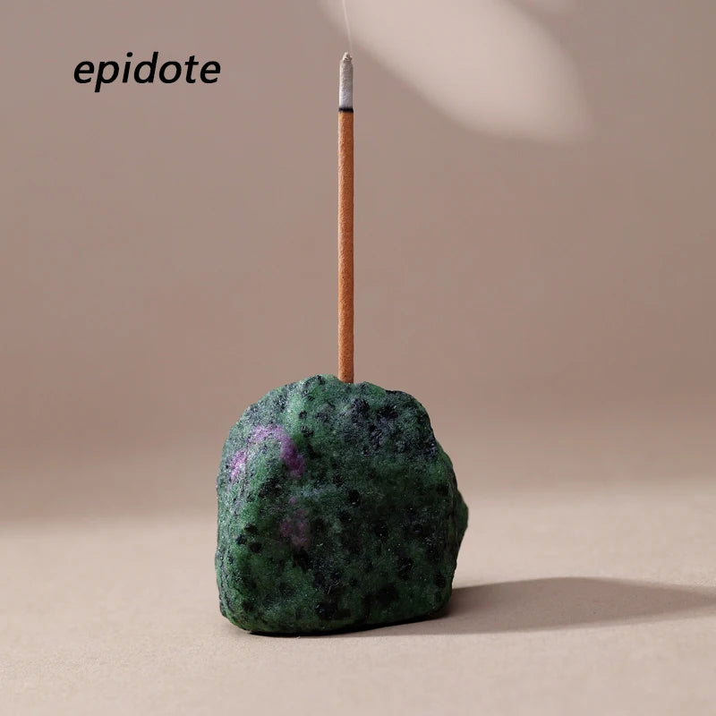 Raw Stone Incense Holder