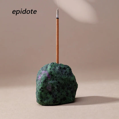 Raw Stone Incense Holder