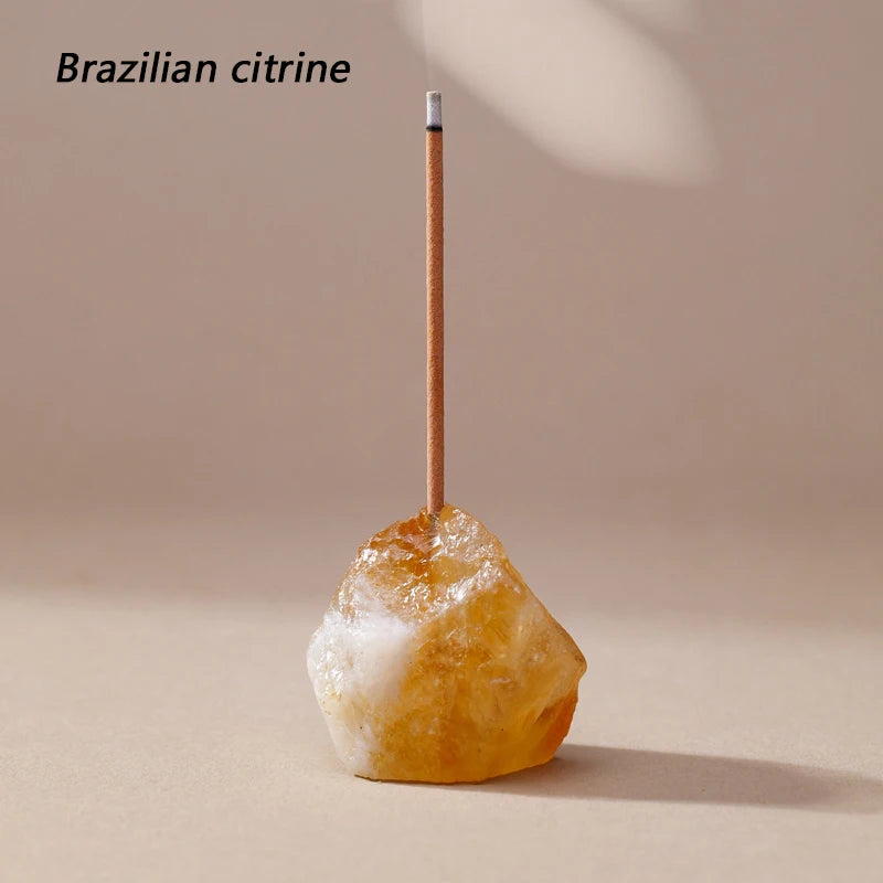 Raw Stone Incense Holder