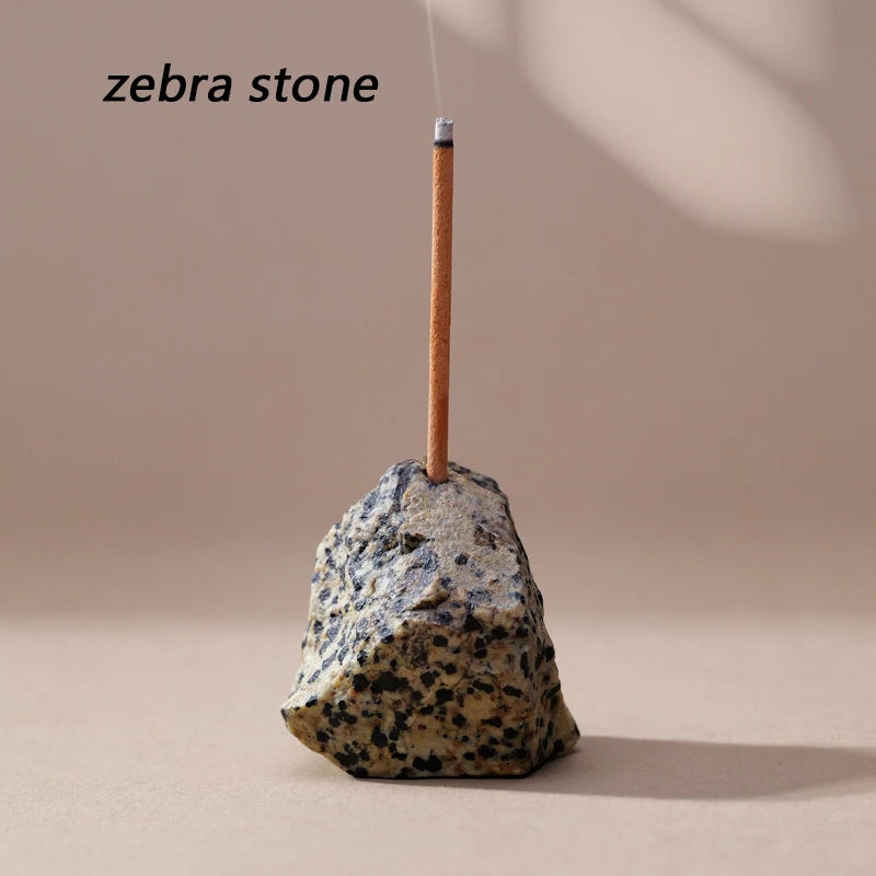 Raw Stone Incense Holder
