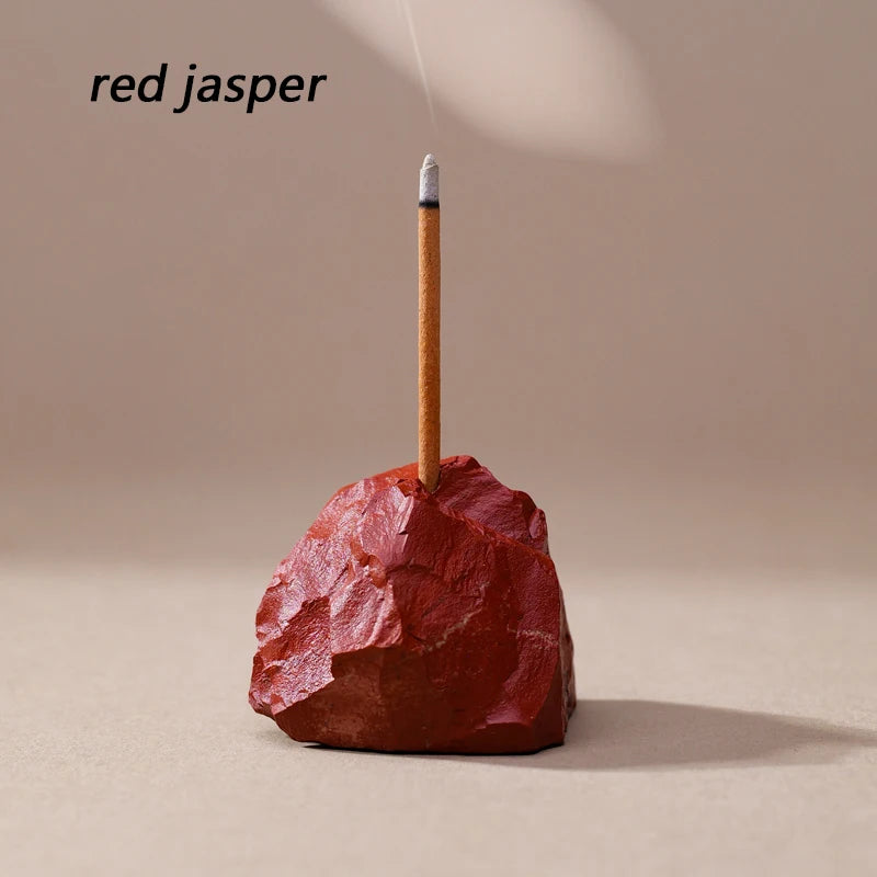 Raw Stone Incense Holder