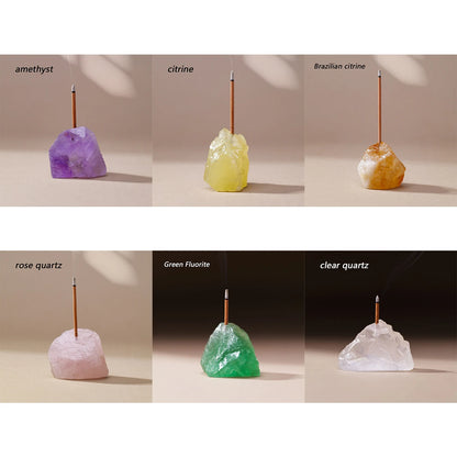 Raw Stone Incense Holder