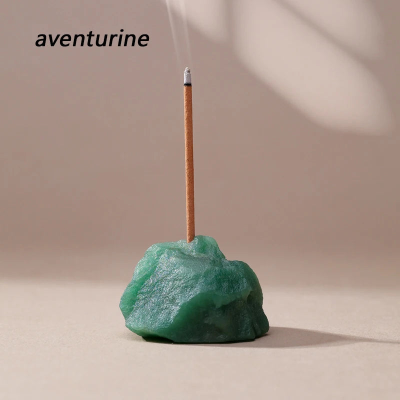 Raw Stone Incense Holder
