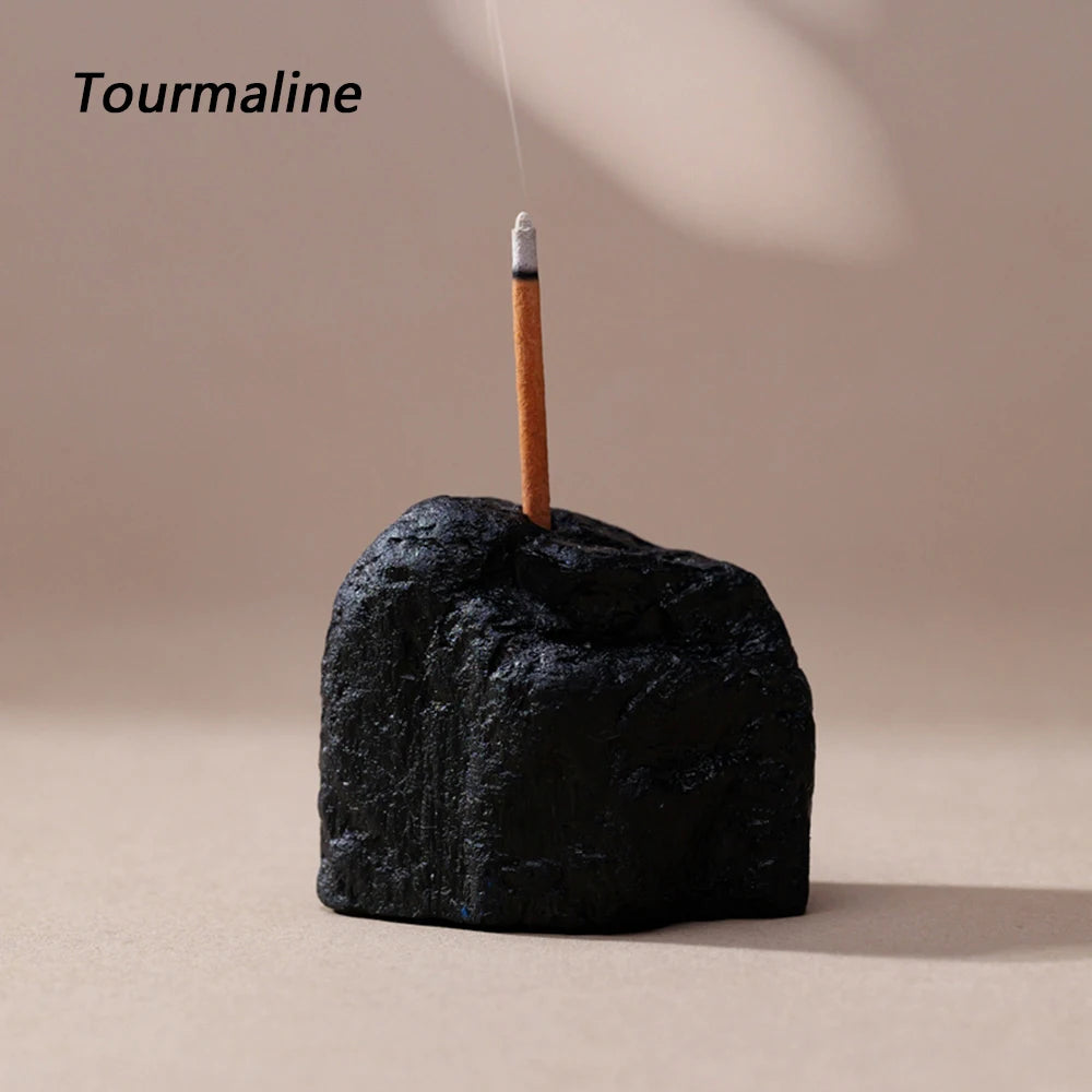 Raw Stone Incense Holder