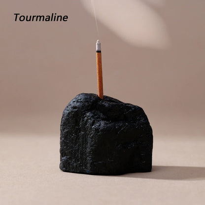 Raw Stone Incense Holder