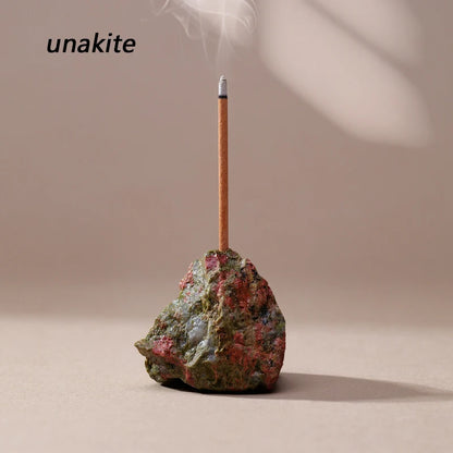Raw Stone Incense Holder